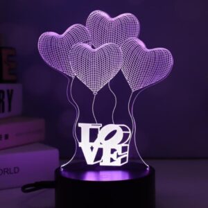 3D LED LOVE LAMP