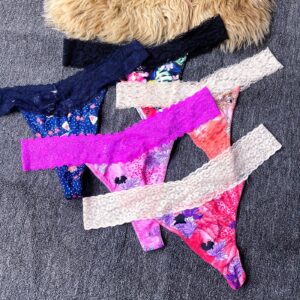 Sexy lace band thongs