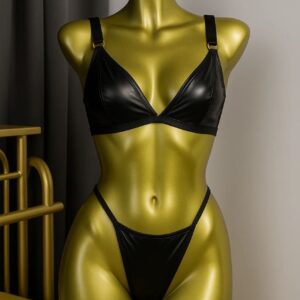 Avery leather lingerie